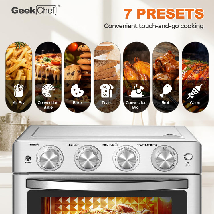Air Fryer Toaster Oven 26 QT