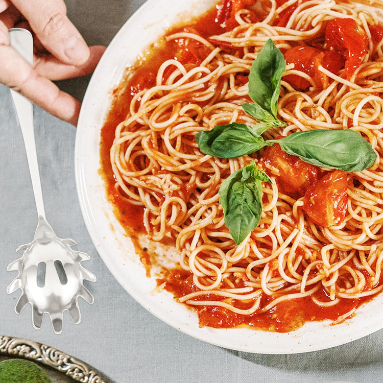 9.4 Inch Stainless Steel Pasta Spoon