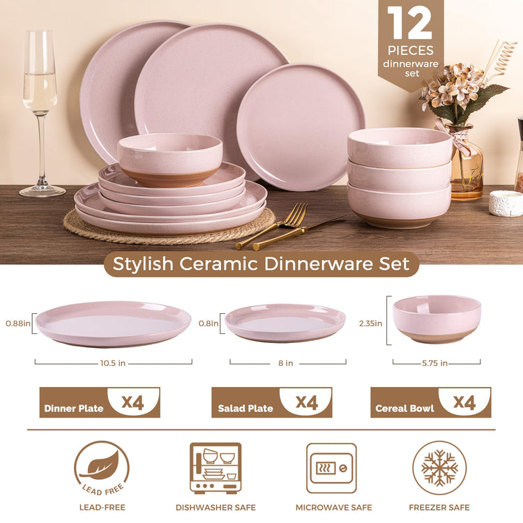 Dinnerware Sets for 4 (12 Count)