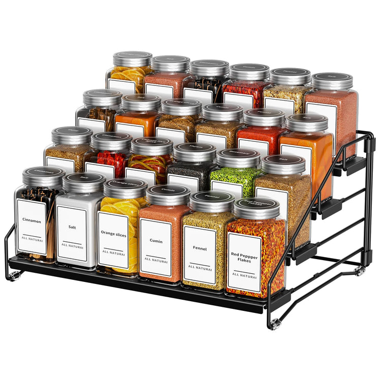 4 Tier Spice Rack for Cabinet