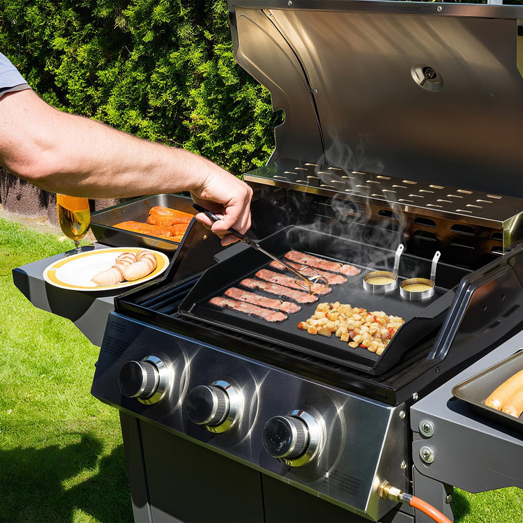 Onlyfire Universal Enamelled Cast Iron Cooking Griddle