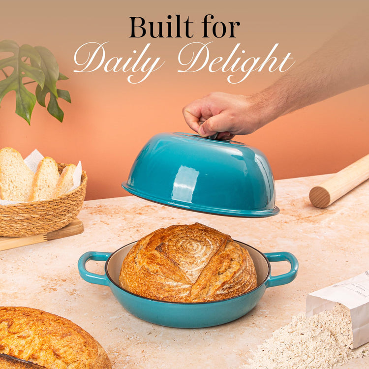 Enamelled Cast Iron Dutch Oven Pot