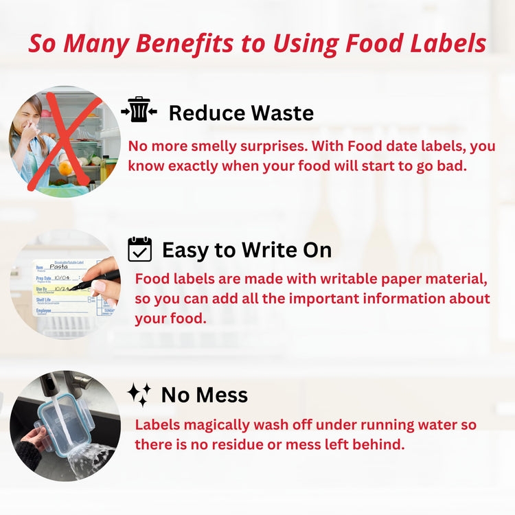 2x3 Dissolvable Food Labels