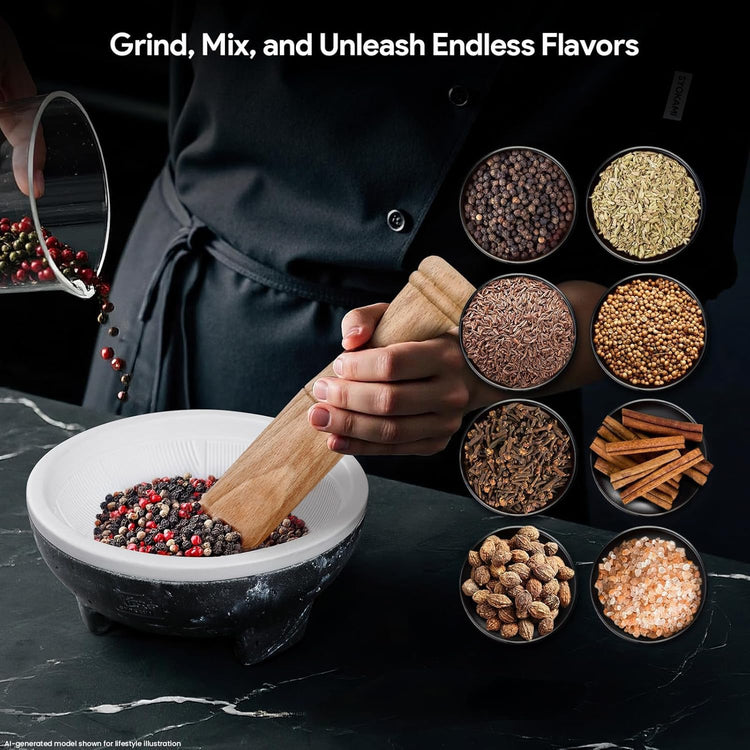 No Rock Powder Mortar and Pestle Set