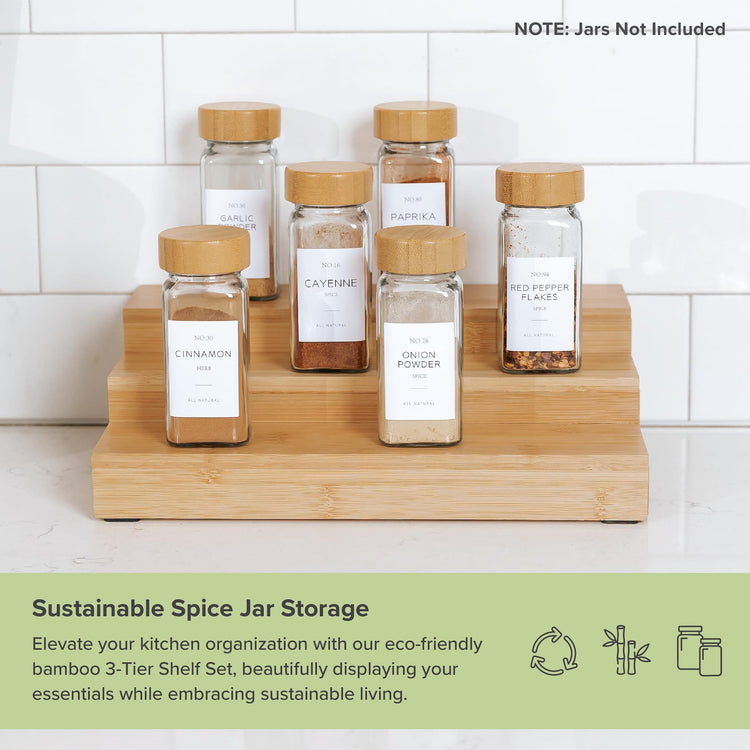 3 Tier Expandable Spice Rack Organizer