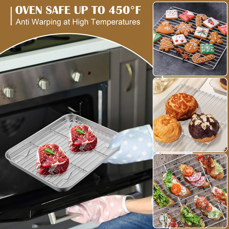 Baking Sheet with Wire Rack (2 Count)