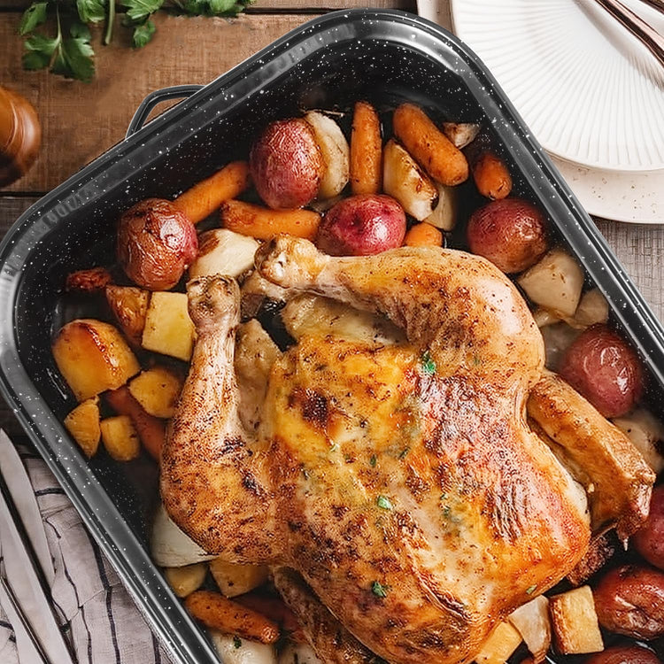 Roasting Pan With Lid and Rack