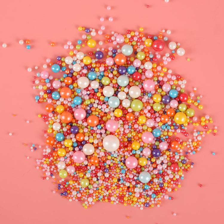Mixed Pearl Sugar Sprinkles (4.58 Ounce)