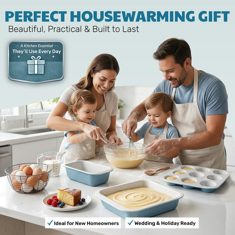 Nonstick Bakeware Set 6 Pc Stackable (6 Count)