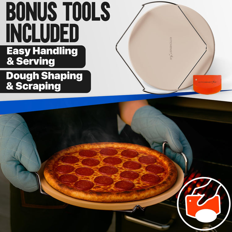 Pizza Stone for Oven and Grill 16 inch