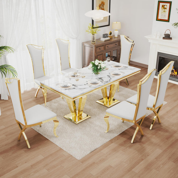 7 Piece Luxury Dining Room Set (7 Count)