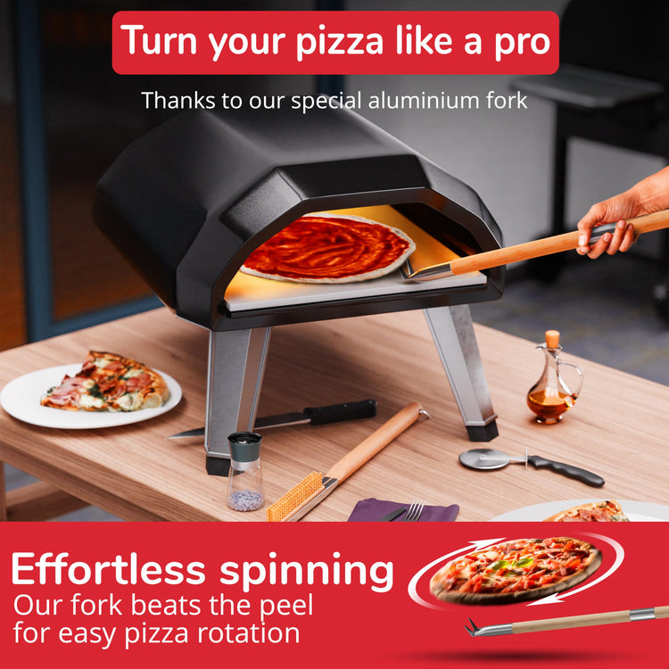 Pizza Turner Fork & Bubble Popper
