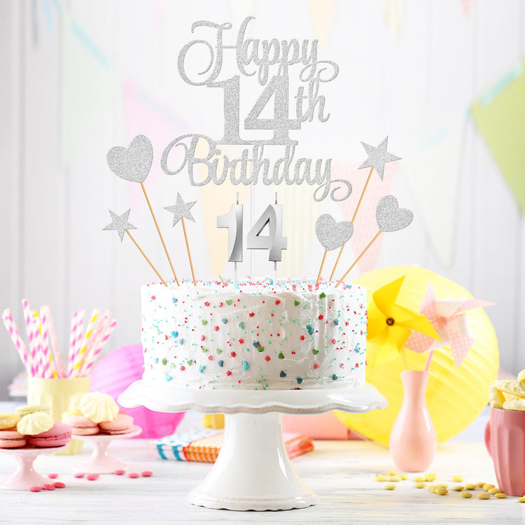 14th Birthday Cake Decorations