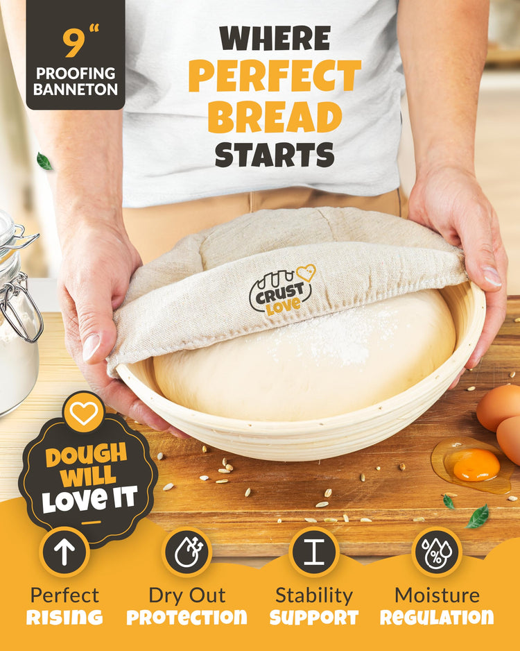 5 QT Bread Oven for Sourdough Baking with Lid & Baking Tool Set