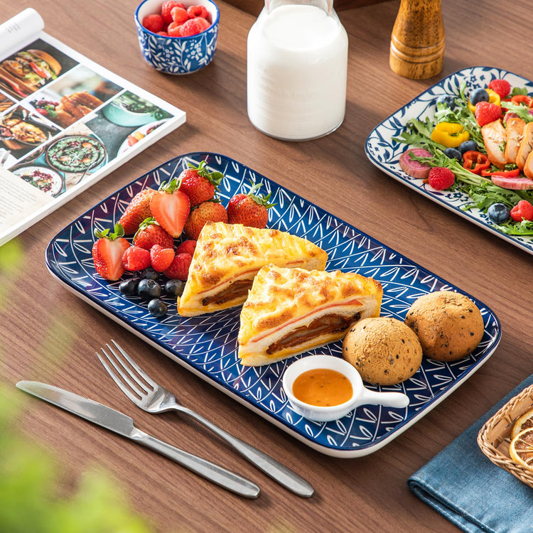SELENE Porcelain Serving Platters Set of 3 (3 Count)