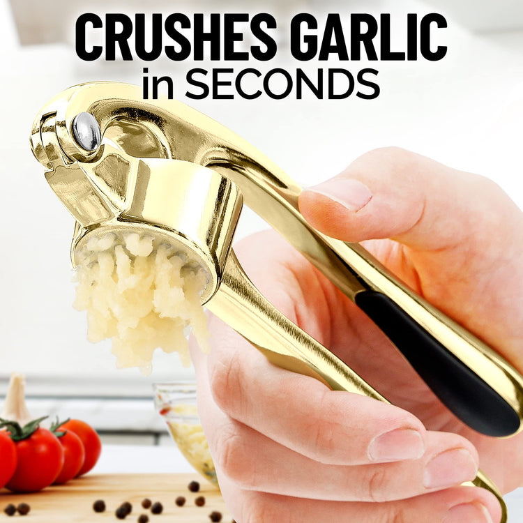 Premium Garlic Press with Soft