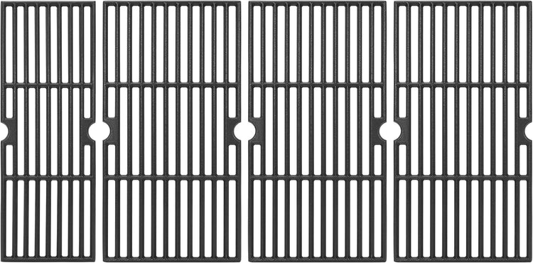 DELSbbq Cast Iron Grill Grates for Charbroil Performance 6 Burner Grills 463245917 463238218 463276517 463276617 463277918 466245917, Cooking Grids Replacement for G470-0002-W1 G470-0003-W1