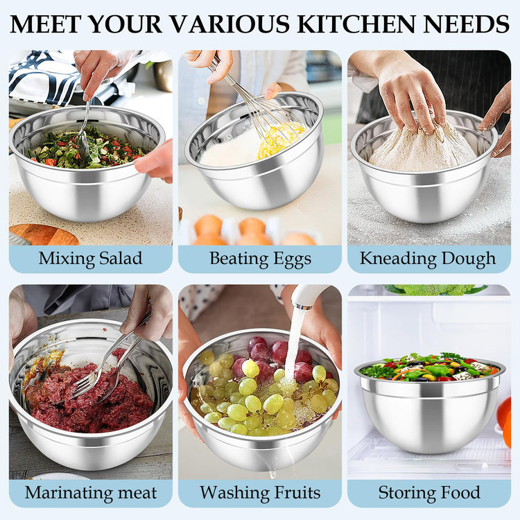 Mixing Bowls Set of 6 (9 Count)