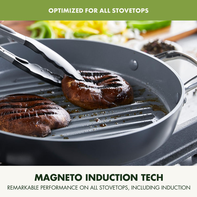 Valencia Pro 11" Ceramic Nonstick Grill Pan