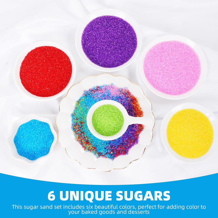 Edible Sanding Sugar Sprinkles (9.2 Ounce)