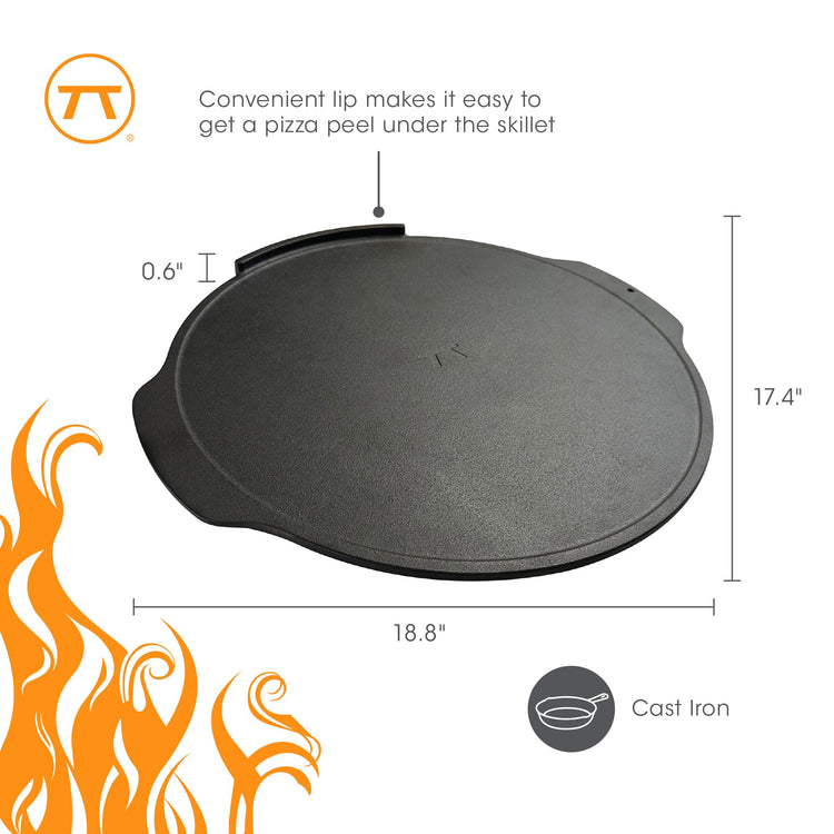 Cast Iron Grill Pizza Pan