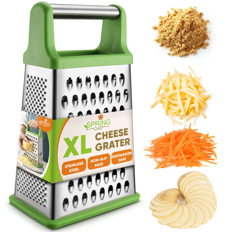 Stainless Steel XL Cheese Grater for Kitchen