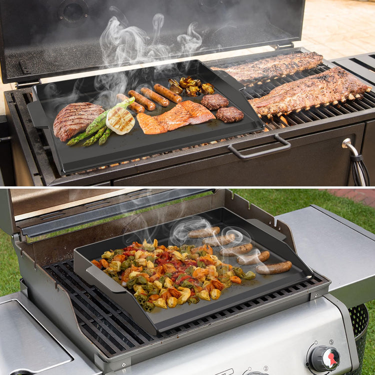 Onlyfire Pre Seasoned Universal Cast Iron Cooking Griddle
