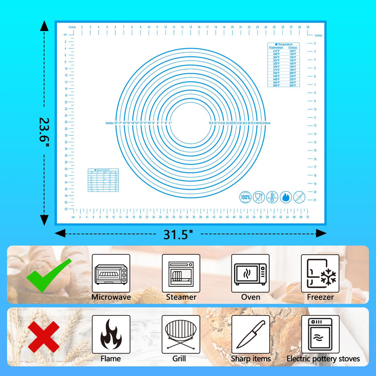 Oversize Silicone Baking Mat (2 Count)