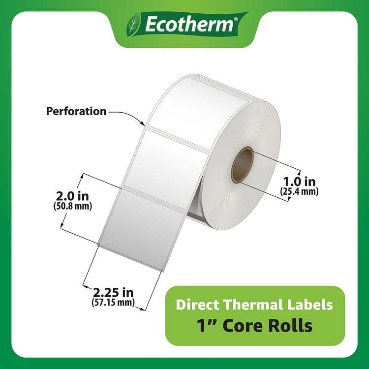 2.25" x 2" Thermal Labels (2940 Count)