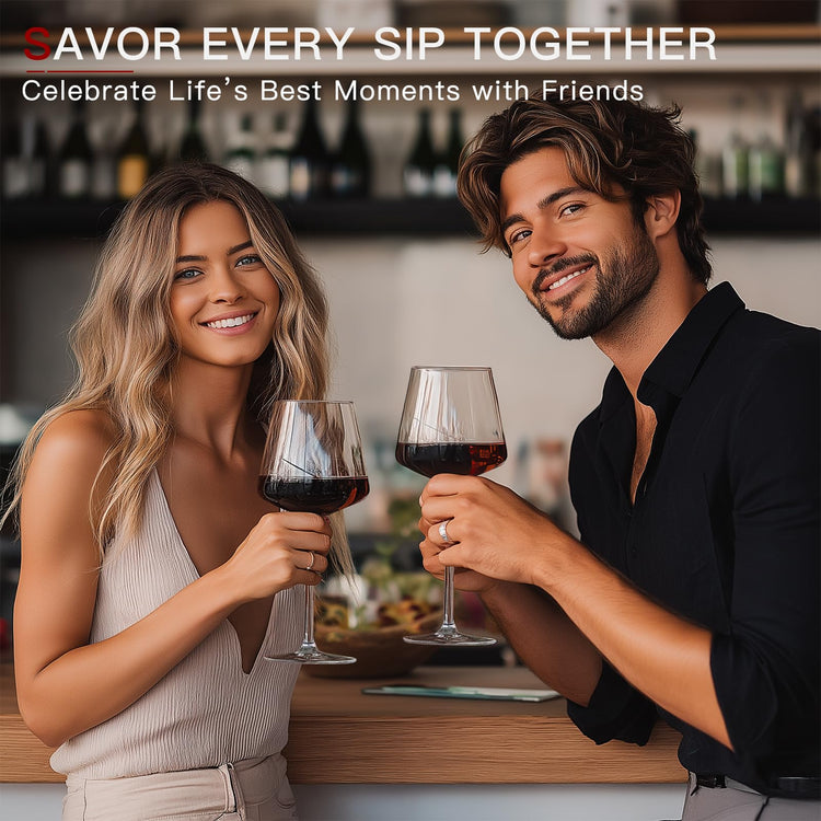 Red Wine Glasses Set of 4 (4 Count)