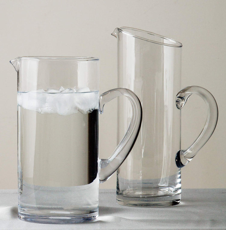 Glass Water Pitcher with Spout