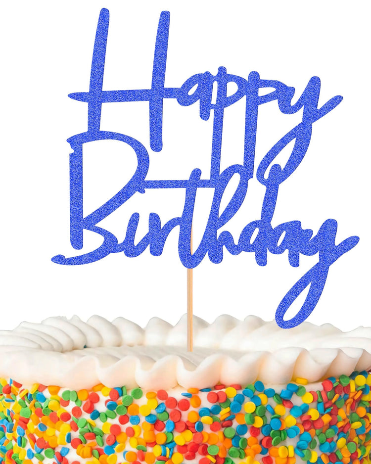 Happy Birthday Cake Topper
