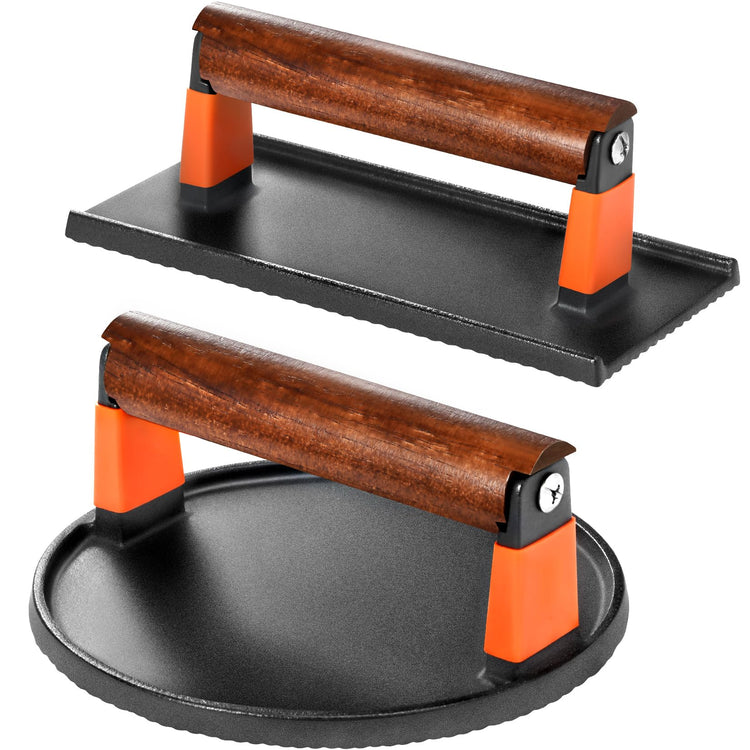 Cast Iron Burger Press Kit