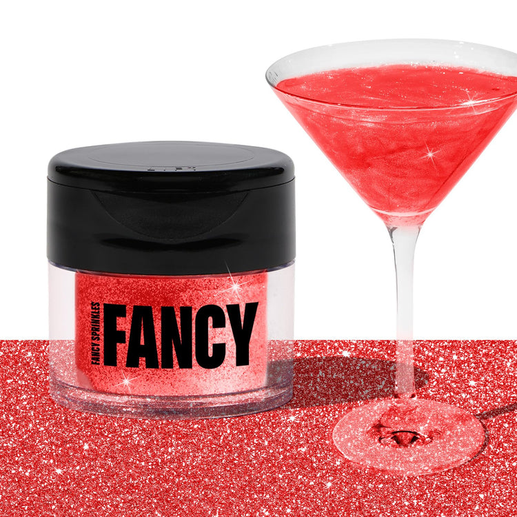 Ruby Red Edible Glitter Luster Dust 4gm