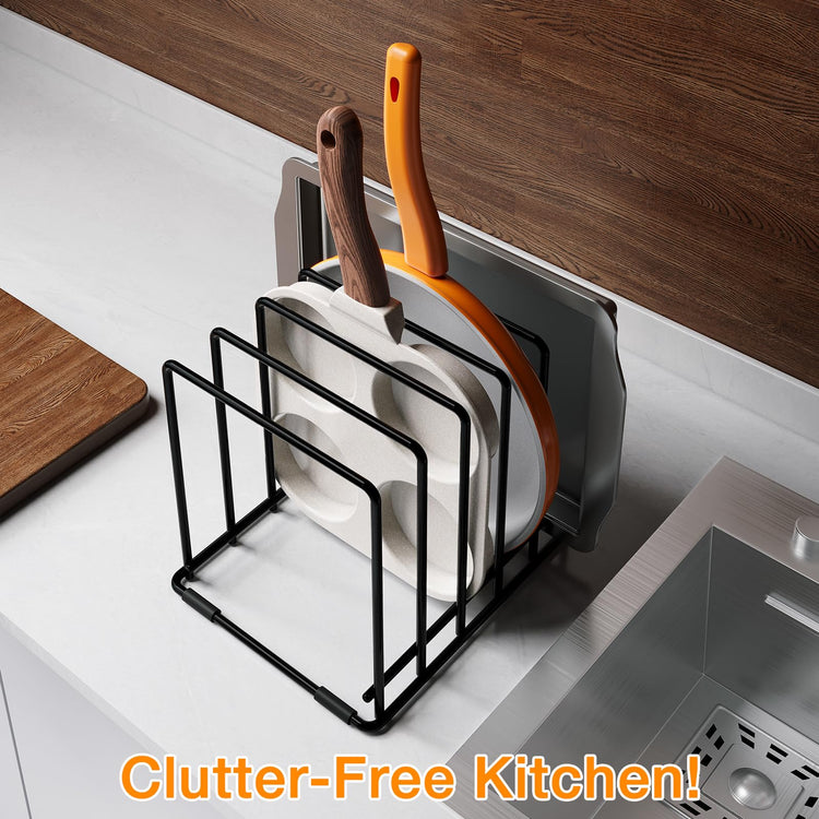 Kitchen Pan Organizer and Pot Rack