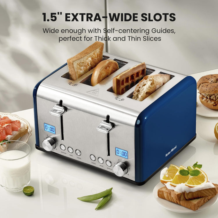 Countdown Stainless Steel 4 Slice Toaster with Bagel