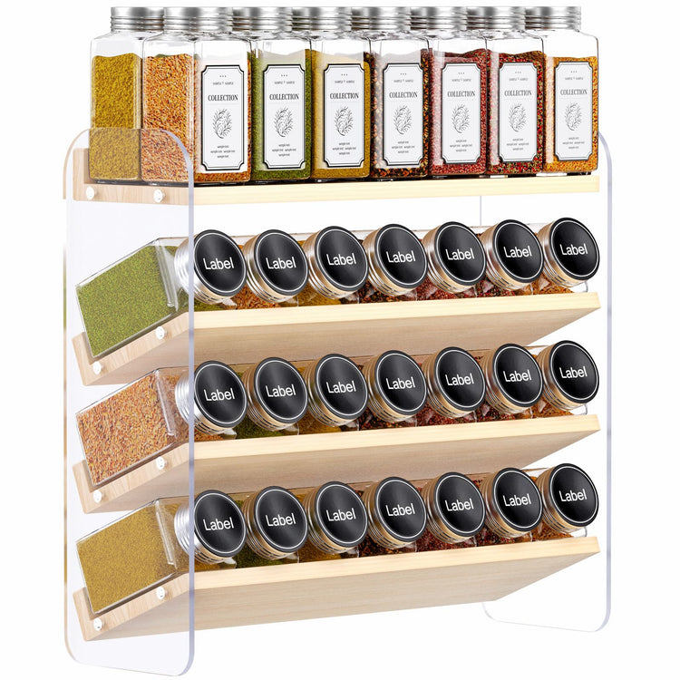 4 Tiered Spice Rack Organizer for Cabinet
