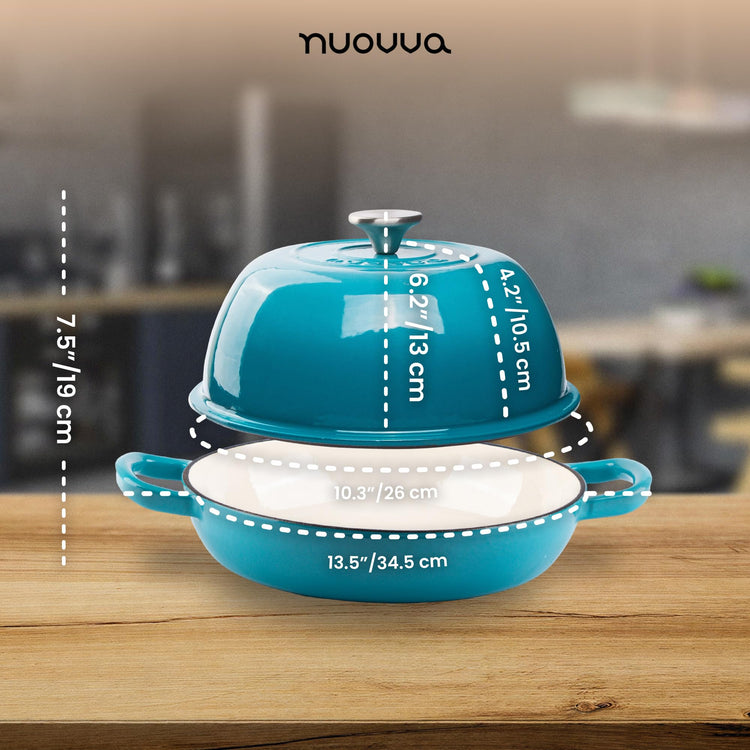 Enamelled Cast Iron Dutch Oven Pot