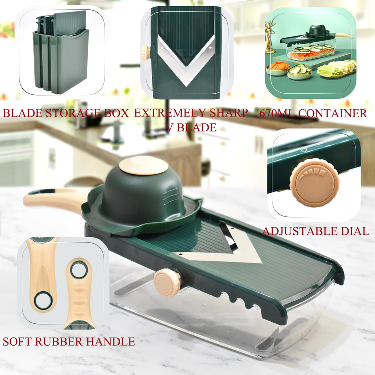 Adjustable Mandoline Slicer for Kitchen