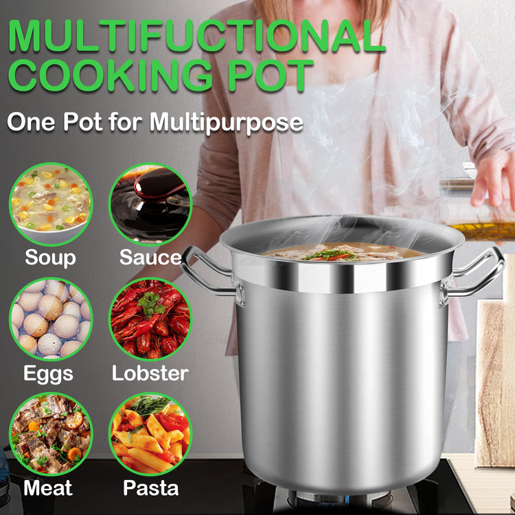 Large Soup Pot with Lid