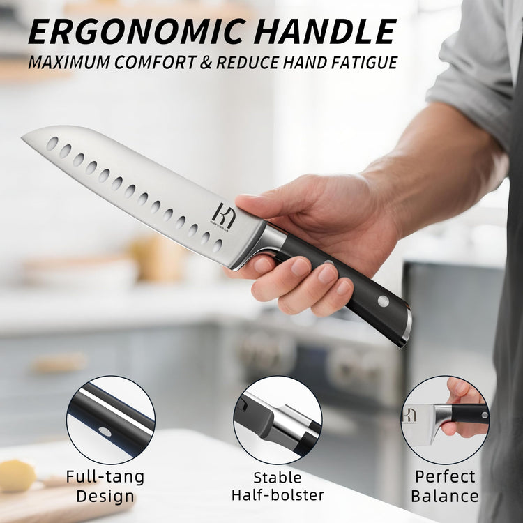 Japanese 15 pc Kitchen Knife Block Set (15 Count)