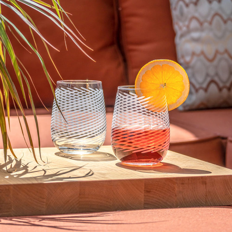 Cyclone Stemless Wine Tumbler (2 Count)