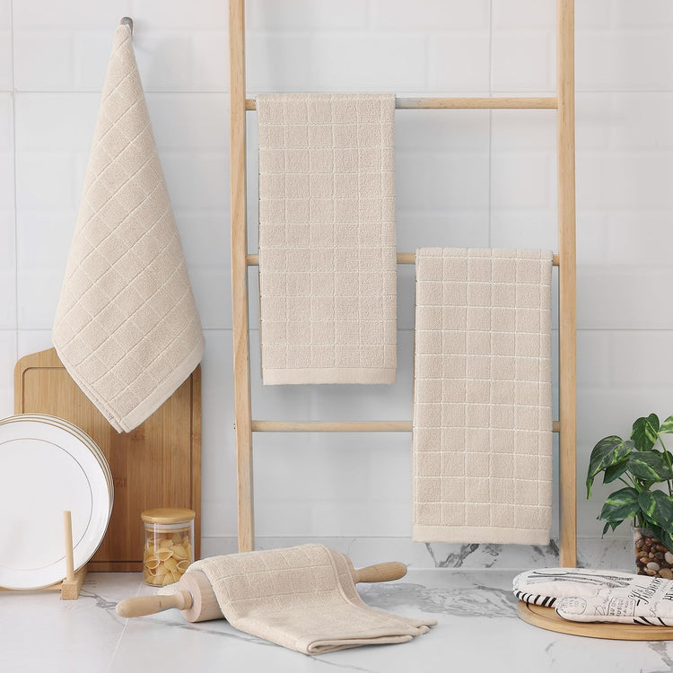 100% Cotton Terry Kitchen Towels (4 Count)