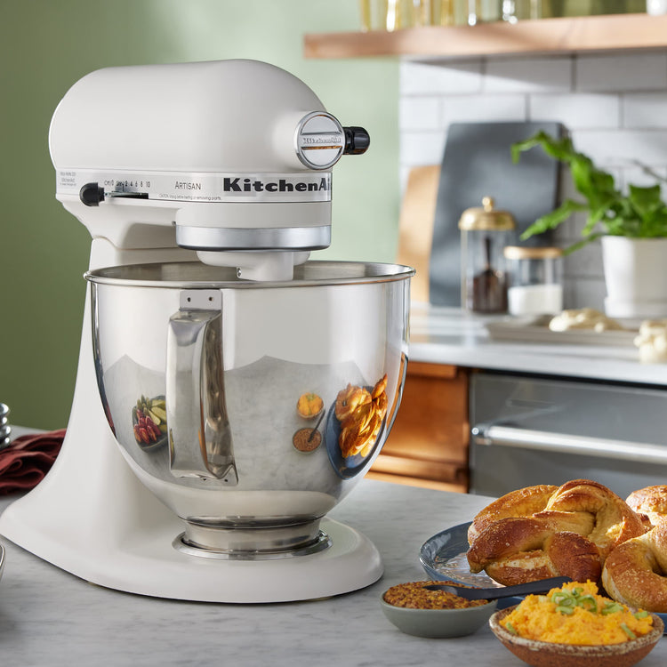 Artisan, 5-Qt Tilt Head Stand Mixer, KSM150PS, Porcelain White