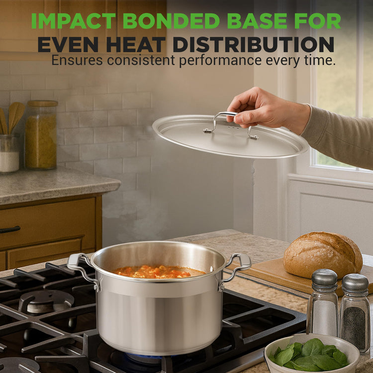 5 Quart Stainless Steel Stockpot with Lid