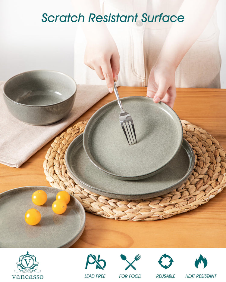 ANYA 18 Pieces Plates and Bowls Set