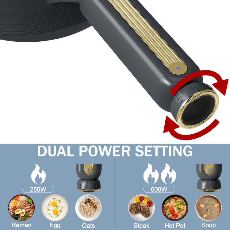 2L Hot Pot Electric with Steamer