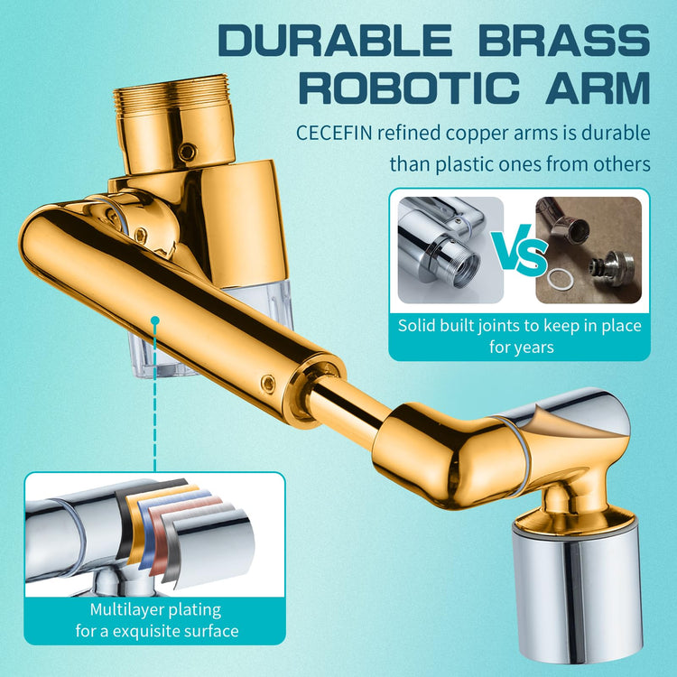 1440° Sink Water Filter Faucet Extender 3.0