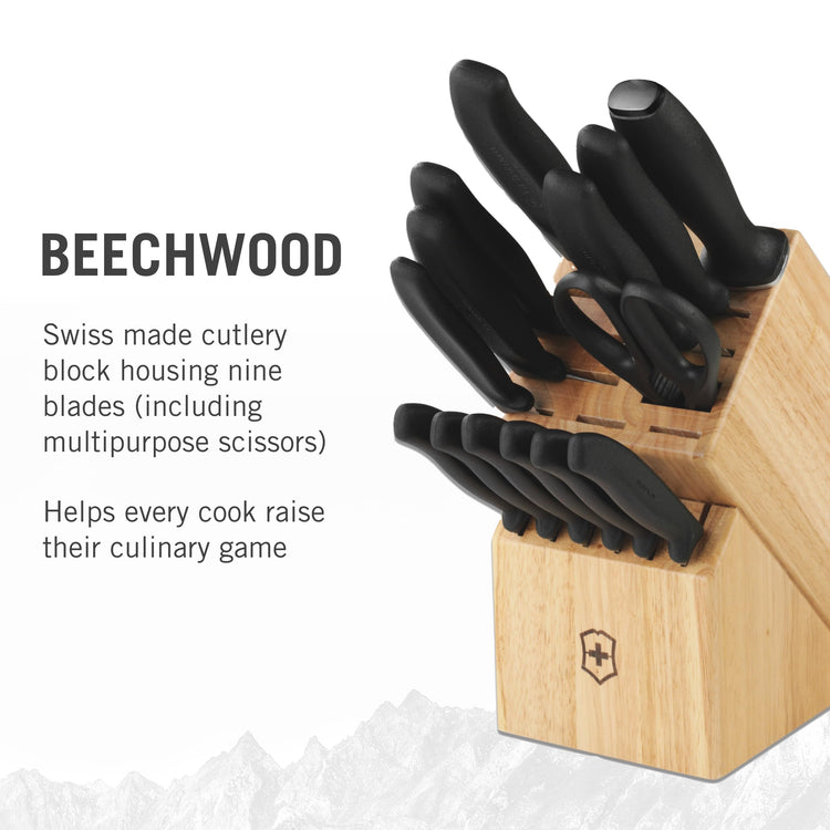 Swiss Classic Knife Block (15 Count)