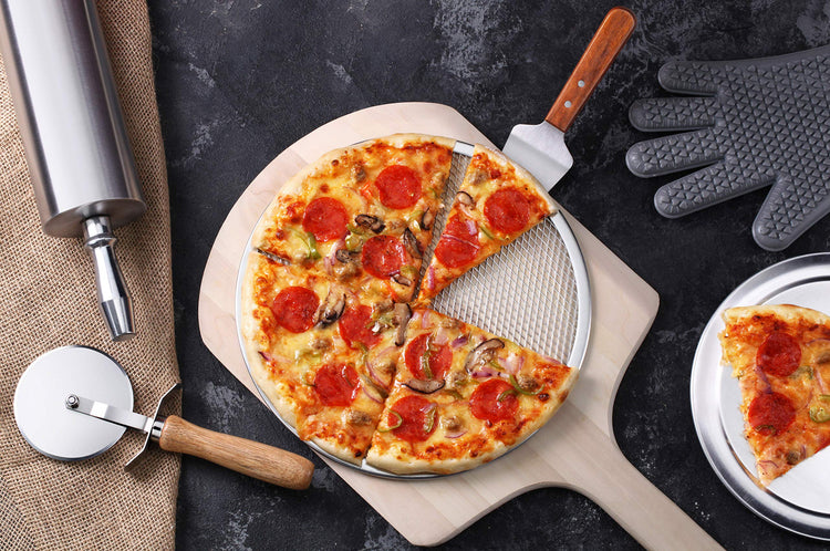 Restaurant Grade Seamless Aluminum Pizza Baking Screen